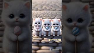 THREE CUTE CATS                         #trendingshorts #funny #cat #fypシ゚viral