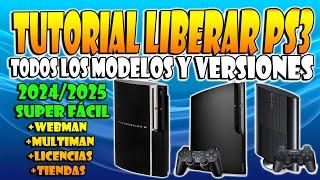 Tutorial Liberar CUALQUIER PS3 muy muy Fácil! 2024/25 Para TORPES y para VAGOS! + Tiendas y extras