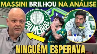 MASSINI FOI CIRÚRGICO NA ANÁLISE DO EMPATE DO PALMEIRAS NO DÉRBI.