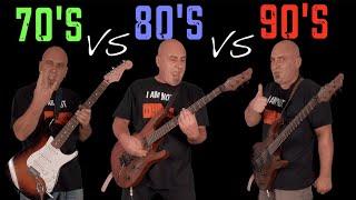 70's VS 80's VS 90's (Guitar Riffs Battle)