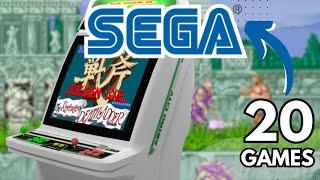 20 ️ ARCADE games by  SEGA | Did Sega RULED both arcade and domestic systems