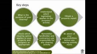 Part 7 - Key steps of vegetation management on your property.