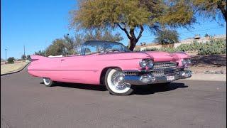 1959 Cadillac Series 62 Convertible in Pink & Ride on My Car Story with Lou Costabile