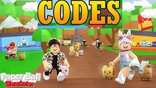 Paper Ball Simulator Codes! |Roblox