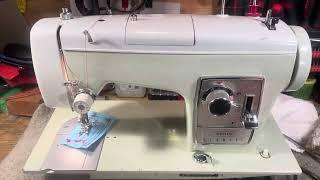 BEWARE OF THIS MONSTER! This beast is the Kenmore 158.16510 and it will sew EVERYTHING !!(video 361)