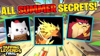 I Hatched All 3 Summer SECRETS! Event Part 2 Soon! Tapping Legends Final