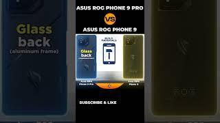 Asus ROG Phone 9 vs Asus ROG Phone 9 Pro #compare #shorts