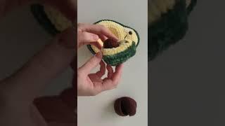 Crocheted Avocado Tiktok luda crochet