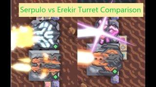 Mindustry Erekir vs Serpulo Turret Comparison