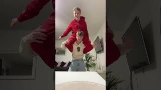 Boy gets carry your friend shoulder ride #carry #bestfriend #tiktok #shoulder #ots #germany