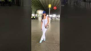 Anushka Sen brings her radiant style to the airport.