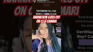 Royalty’s Daughter Karnation Goes Off on Cj  #karnation #cjsocool #teafavs