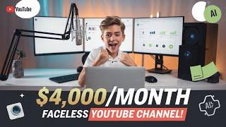  How to Make $4,000/Month with a Faceless YouTube Channel (Step-by-Step Guide!)