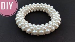 How To Make Pearl Bracelets Or Bangles/ Designer Bangles/DIY/ useful & easy