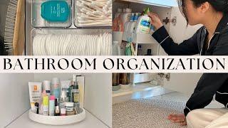 7 bathroom organization ESSENTIALS to help you be more efficient and minimal 