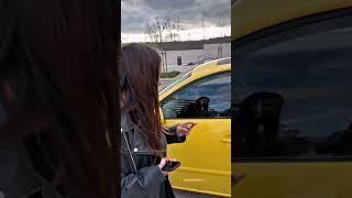 This girl found the keys to a Tesla car near a drain #shortsvideo