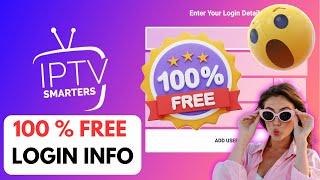 HOW TO SETUP IPTV SMARTERS PRO NEW + FULL FREE LOGIN INFO 2024