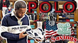 POLO RALPH LAUREN | BACK TO SCHOOL FACTORY OUTLET SALE | HAUL & TRY ON SHOP WITH ME ‼️