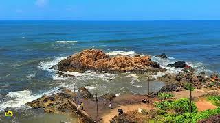 Vagator and Ajuna beach North Goa |Sea Sun and Fun| Edu's World