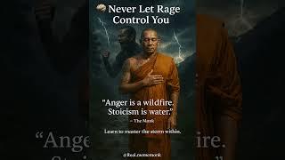 Never Let Rage Control You – Stoic Wisdom from the Monk