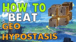 How to EASILY beat Geo Hypostasis in Genshin Impact   Free to Play Friendly! (Update 1.1)