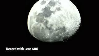 The clear moon captured through the lens of the Excope DT1