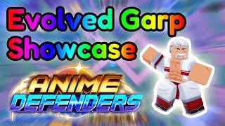 EVOLVED Prime Garp Showcase | Anime Defenders