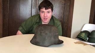 New Acquisition: WW1 German M17 Stahlhelm #WW1 #WWI #German #History