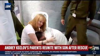 Andrey Kozlov's parents interview after his rescue from Gaza