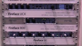 Sweetwater at Winter NAMM 2012 - RME Fireface UCX Overview