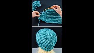 Easy crochet beanie hat for beginners! Miarti