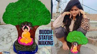 Gautam Budha idol making | How to make budha idol | Any arts vaishali Budha making