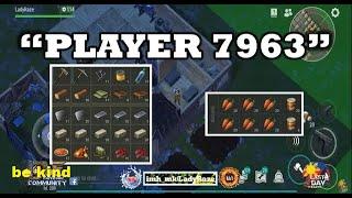 "PLAYER 7963" using small box to block (filter is mine) | REVENGE RAID- Last Day On Earth: Survival