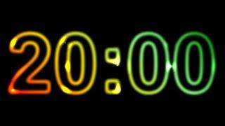 20 Minute Timer No Music with Alarm