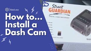 How to Install a Street Guardian Dash Cam -  Audi SQ5