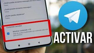 Cómo VER CONTENIDO SENSIBLE en TELEGRAM 2024 | No puedo Ver Contenido Delicado Telegram