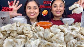 5 Mins +Spicy Momos Eating Challenge|Momo Challenge
