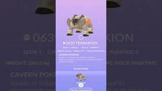 Pokedex: Pokemon GO-Terrakion