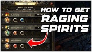 Path of Exile 2 How to Get Raging Spirits Skill (King in the Mists Boss)