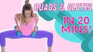 Quads & Glutes Workout (20 Min Leg Day!)