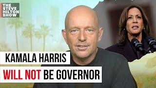 Kamala Harris WON'T Be Governor