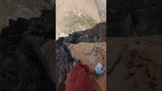 ️ Exposure Warning ️  #rockclimbing #climbing #hikingadventures #hiking #hike #tradclimbing