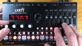 LXR - 02 Drum Synth, by Sonic Potions x Erica Synths.   -  Factory presets, no talking!