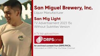 San Mig Light TV Ad 2023 15s (Philippines, Without Subtitles Version)