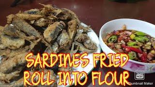 TAMBAN SARDINES COOK FRIED INTO  ROLL FLOUR //RB COOKING TV