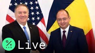 LIVE: Pompeo Hosts Romanian Foreign Minister in Bogdan Aurescu in Washington, D.C.