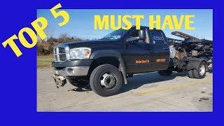 TOP 5 HOTSHOT TRUCK UPGRADES #carhauler #hotshot trucking