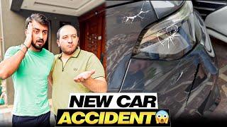 Haider ki new car ka accident hogya Allah ne baray nuqsan se bacha lia