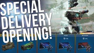 War Robots - What Prizes Did I Win From The Halloween Special Delivery Crate With 3600 Coins?