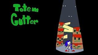 Pizza Tower level title cards but with sonic